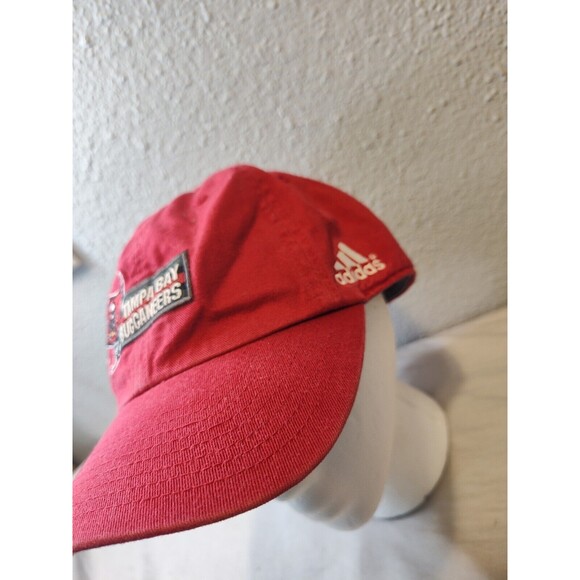 Vintage Adidas Hat Tampa Bay Buccaneers Cap Dad Hat Clasp NFL OSFA Fast Shipping - Picture 12 of 16